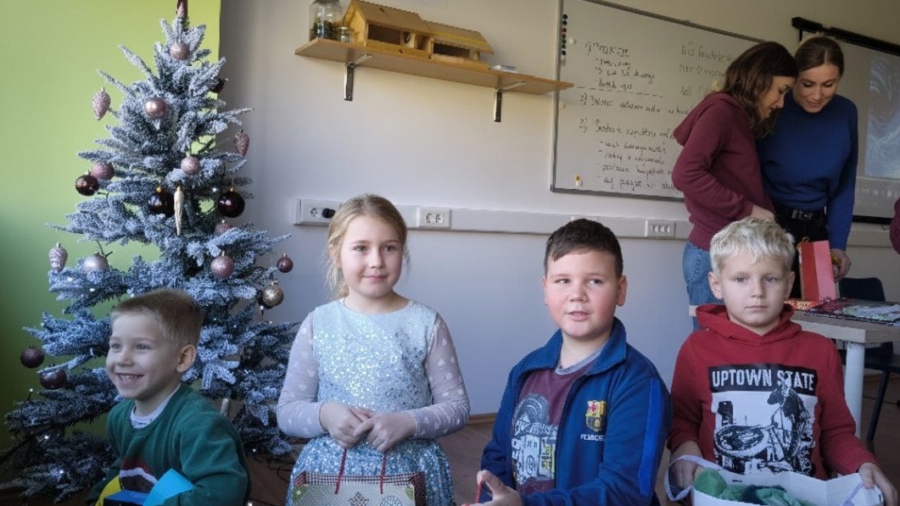 Čarobni prazniki za ukrajinske otroke v Postojni