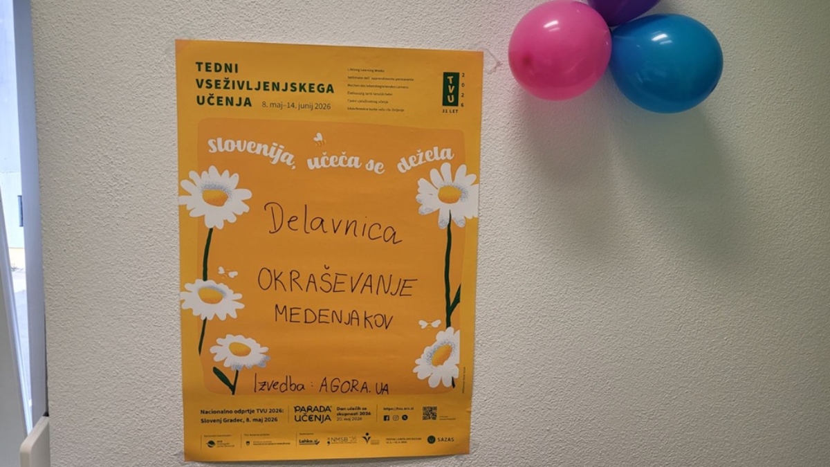 AGORA.UA je sodelovala na otvoritvi Tednov vseživljenjskega učenja v Postojni