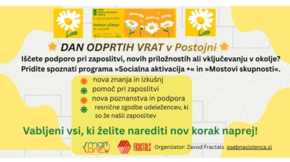DAN ODPRTIH VRAT – Zavod Fractals in Smart Zone
